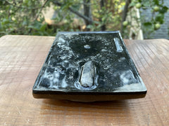 Black Tourmaline and Tiger's Eye Buddha - OrAgonite