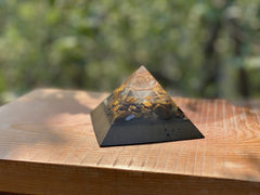 Medium Tiger's Eye Pyramid - OrAgonite