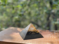 Medium Tiger's Eye Pyramid - OrAgonite