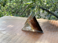 Small Carnelian Lemurian Pyramid - OrAgonite