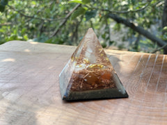 Small Carnelian Lemurian Pyramid - OrAgonite