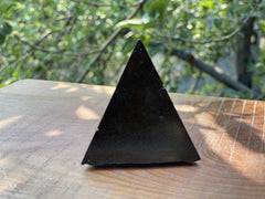 Small Solid Black Pyramid - OrAgonite