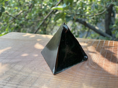 Small Solid Black Pyramid - OrAgonite